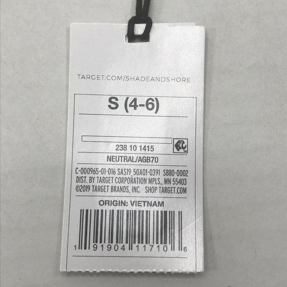 Shade And Shore Women's Size Small 4-6 High Leg Extra Cheeky Bikini Swim Bottom - Picture 4 of 8